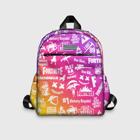 Детский рюкзак 3D с принтом FORTNITE PARTY EVENT в городе Новоалтайск, 100% полиэстер | лямки с регулируемой длиной, сверху петелька, чтобы рюкзак можно было повесить на вешалку. Основное отделение закрывается на молнию, как и внешний карман. Внутри дополнительный карман. По бокам два дополнительных кармашка | Тематика изображения на принте: deadmau5 | fortnite | fortnite 2 | fortnite x маршмелло | ikonik | marshmello | ninja | ninja streamer | raven | travis scott | ворон | иконик | ниндзя | пили | рейвен | трэвис скотт | фортнайт