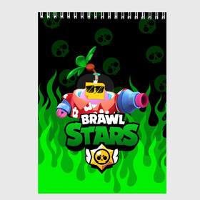 Скетчбук с принтом СПРАУТ BRAWL STARS в городе Новоалтайск, 100% бумага
 | 48 листов, плотность листов — 100 г/м2, плотность картонной обложки — 250 г/м2. Листы скреплены сверху удобной пружинной спиралью | Тематика изображения на принте: brawl | brawl stars | brawl stars sprout | clash | sprout | tropical sprout | бравл старс | игра | мобильные игры | спраут | тропический спрут