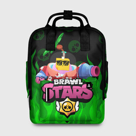 Женский рюкзак 3D с принтом СПРАУТ BRAWL STARS в городе Новоалтайск, 100% полиэстер | лямки с регулируемой длиной, сверху ручки, чтобы рюкзак нести как сумку. Основное отделение закрывается на молнию, как и внешний карман. Внутри два дополнительных кармана, один из которых закрывается на молнию. По бокам два дополнительных кармашка, куда поместится маленькая бутылочка
 | brawl | brawl stars | brawl stars sprout | clash | sprout | tropical sprout | бравл старс | игра | мобильные игры | спраут | тропический спрут