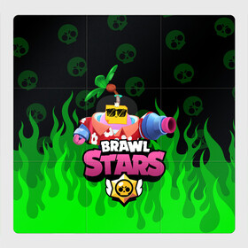 Магнитный плакат 3Х3 с принтом СПРАУТ BRAWL STARS в городе Новоалтайск, Полимерный материал с магнитным слоем | 9 деталей размером 9*9 см | brawl | brawl stars | brawl stars sprout | clash | sprout | tropical sprout | бравл старс | игра | мобильные игры | спраут | тропический спрут