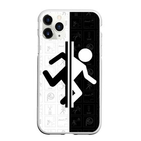 Чехол для iPhone 11 Pro матовый с принтом PORTAL в городе Новоалтайск, Силикон |  | aperture laboratories | glados | portal | portal 2 | valve | гладос | портал | портал 2 | челл