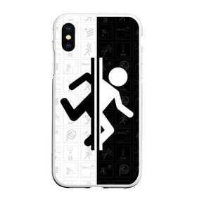 Чехол для iPhone XS Max матовый с принтом PORTAL в городе Новоалтайск, Силикон | Область печати: задняя сторона чехла, без боковых панелей | aperture laboratories | glados | portal | portal 2 | valve | гладос | портал | портал 2 | челл