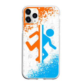 Чехол для iPhone 11 Pro матовый с принтом PORTAL в городе Новоалтайск, Силикон |  | aperture laboratories | glados | portal | portal 2 | valve | гладос | портал | портал 2 | челл