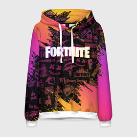 Мужская толстовка 3D с принтом FORTNITE PARTY EVENT в городе Новоалтайск, 100% полиэстер | двухслойный капюшон со шнурком для регулировки, мягкие манжеты на рукавах и по низу толстовки, спереди карман-кенгуру с мягким внутренним слоем. | Тематика изображения на принте: deadmau5 | fortnite | fortnite 2 | fortnite x маршмелло | ikonik | marshmello | ninja | ninja streamer | raven | travis scott | ворон | иконик | ниндзя | пили | рейвен | трэвис скотт | фортнайт