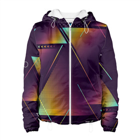 Женская куртка 3D с принтом RARE в городе Новоалтайск, ткань верха — 100% полиэстер, подклад — флис | прямой крой, подол и капюшон оформлены резинкой с фиксаторами, два кармана без застежек по бокам, один большой потайной карман на груди. Карман на груди застегивается на липучку | geometry | kaleidoscope | pattern | pilygon | polyscape | space | textures | tie dye | абстракт | броня | вселенная | геометрия | города | каледоскоп | космос | паттерн | полигон | полискейп | природа | тай дай | текстура | текстуры
