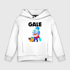 Детское худи Oversize хлопок с принтом BRAWL STARS GALE в городе Новоалтайск, френч-терри — 70% хлопок, 30% полиэстер. Мягкий теплый начес внутри —100% хлопок | боковые карманы, эластичные манжеты и нижняя кромка, капюшон на магнитной кнопке | Тематика изображения на принте: bibi | brawl stars | coach mike | crow | gale | leon | leon shark | max | mecha crow | mr.p | phoenix | sally leon | sandy | spike | sprout | tara | unicorn | virus 8 bit | werewolf | ворон | оборотень