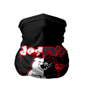 Бандана-труба 3D с принтом monokuma в городе Новоалтайск, 100% полиэстер, ткань с особыми свойствами — Activecool | плотность 150‒180 г/м2; хорошо тянется, но сохраняет форму | ahegao | danganronpa | monokuma | senpai | аниме | монокума | надпись | прикольные картинки | прикольные надписи | сердце | я люблю аниме