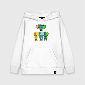 Детская толстовка хлопок с принтом BRAWL STARS LEON в городе Новоалтайск, 100% хлопок | Круглый горловой вырез, эластичные манжеты, пояс, капюшен | bibi | brawl stars | coach mike | crow | gale | leon | leon shark | max | mecha crow | mr.p | phoenix | sally leon | sandy | spike | sprout | tara | unicorn | virus 8 bit | werewolf | ворон | оборотень