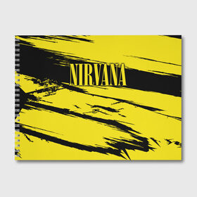 Альбом для рисования с принтом Nirvana в городе Новоалтайск, 100% бумага
 | матовая бумага, плотность 200 мг. | Тематика изображения на принте: bleach | blew | cobain | dave | geffen | hormoaning | in utero | incesticide | krist | kurt | nevermind | nirvana | novoselic | rock | vevo | геффен | курт кобейн | нирвана | рок