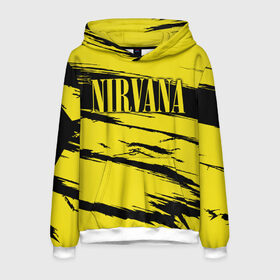 Мужская толстовка 3D с принтом Nirvana в городе Новоалтайск, 100% полиэстер | двухслойный капюшон со шнурком для регулировки, мягкие манжеты на рукавах и по низу толстовки, спереди карман-кенгуру с мягким внутренним слоем. | Тематика изображения на принте: bleach | blew | cobain | dave | geffen | hormoaning | in utero | incesticide | krist | kurt | nevermind | nirvana | novoselic | rock | vevo | геффен | курт кобейн | нирвана | рок