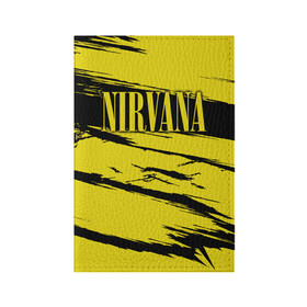 Обложка для паспорта матовая кожа с принтом Nirvana в городе Новоалтайск, натуральная матовая кожа | размер 19,3 х 13,7 см; прозрачные пластиковые крепления | Тематика изображения на принте: bleach | blew | cobain | dave | geffen | hormoaning | in utero | incesticide | krist | kurt | nevermind | nirvana | novoselic | rock | vevo | геффен | курт кобейн | нирвана | рок