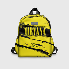 Детский рюкзак 3D с принтом Nirvana в городе Новоалтайск, 100% полиэстер | лямки с регулируемой длиной, сверху петелька, чтобы рюкзак можно было повесить на вешалку. Основное отделение закрывается на молнию, как и внешний карман. Внутри дополнительный карман. По бокам два дополнительных кармашка | Тематика изображения на принте: bleach | blew | cobain | dave | geffen | hormoaning | in utero | incesticide | krist | kurt | nevermind | nirvana | novoselic | rock | vevo | геффен | курт кобейн | нирвана | рок