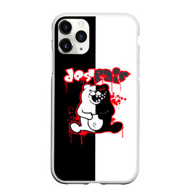 Чехол для iPhone 11 Pro матовый с принтом MONOKUMA в городе Новоалтайск, Силикон |  | anime | bear | black  white | danganronpa | kurokuma | monodam | monokuma | monomi | monotaro | pink | rabbit | school | shirokuma | аниме | главарь | мoноми | монокума | черно белый | школа