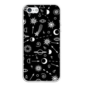 Чехол для iPhone 5/5S матовый с принтом Космос в городе Новоалтайск, Силикон | Область печати: задняя сторона чехла, без боковых панелей | Тематика изображения на принте: alien | galaxy | moon | nasa | pattern | space | star | sun | ufo | астрономия | звезды | космонавтика | космос | луна | наса | нло | паттерн | пришельцы
