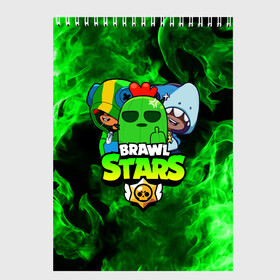 Скетчбук с принтом Brawl Stars TRIO в городе Новоалтайск, 100% бумага
 | 48 листов, плотность листов — 100 г/м2, плотность картонной обложки — 250 г/м2. Листы скреплены сверху удобной пружинной спиралью | 8 bit | 8 бит | bibi | brawl | brawl stars | crow | leon | spike | sprout | stars | бравл | бравл старс | браво старс | игра | компьютерная | кров | леон | онлайн | старс