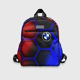 Детский рюкзак 3D с принтом BMW в городе Новоалтайск, 100% полиэстер | лямки с регулируемой длиной, сверху петелька, чтобы рюкзак можно было повесить на вешалку. Основное отделение закрывается на молнию, как и внешний карман. Внутри дополнительный карман. По бокам два дополнительных кармашка | Тематика изображения на принте: bmw | car | авто | бмв | машина