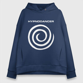 Женское худи Oversize хлопок с принтом HYPNODANCER в городе Новоалтайск, френч-терри — 70% хлопок, 30% полиэстер. Мягкий теплый начес внутри —100% хлопок | боковые карманы, эластичные манжеты и нижняя кромка, капюшон на магнитной кнопке | hypnodancer | hypnodancer little | little big | uno | группа little big | литл биг | надпись