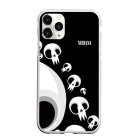 Чехол для iPhone 11 Pro матовый с принтом Nirvana в городе Новоалтайск, Силикон |  | bleach | blew | cobain | dave | geffen | hormoaning | in utero | incesticide | krist | kurt | nevermind | nirvana | novoselic | rock | vevo | геффен | курт кобейн | нирвана | рок