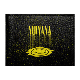 Обложка для студенческого билета с принтом Nirvana в городе Новоалтайск, натуральная кожа | Размер: 11*8 см; Печать на всей внешней стороне | Тематика изображения на принте: bleach | blew | cobain | dave | geffen | hormoaning | in utero | incesticide | krist | kurt | nevermind | nirvana | novoselic | rock | vevo | геффен | курт кобейн | нирвана | рок