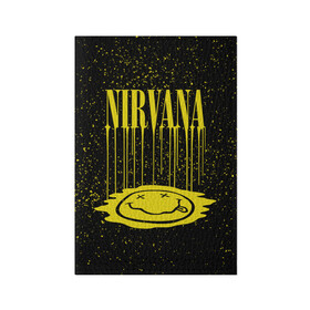 Обложка для паспорта матовая кожа с принтом Nirvana в городе Новоалтайск, натуральная матовая кожа | размер 19,3 х 13,7 см; прозрачные пластиковые крепления | Тематика изображения на принте: bleach | blew | cobain | dave | geffen | hormoaning | in utero | incesticide | krist | kurt | nevermind | nirvana | novoselic | rock | vevo | геффен | курт кобейн | нирвана | рок