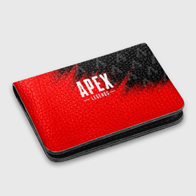 Картхолдер с принтом с принтом APEX LEGENDS в городе Новоалтайск, натуральная матовая кожа | размер 7,3 х 10 см; кардхолдер имеет 4 кармана для карт; | apex | apex legends | battle | battle royal | bloodhound | titanfall | wraith | апекс | апекс легендс | батл рояль | битва | война | каустик | королевская битва