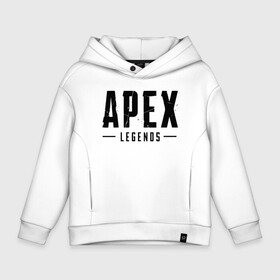 Детское худи Oversize хлопок с принтом APEX LEGENDS (НА СПИНЕ) в городе Новоалтайск, френч-терри — 70% хлопок, 30% полиэстер. Мягкий теплый начес внутри —100% хлопок | боковые карманы, эластичные манжеты и нижняя кромка, капюшон на магнитной кнопке | apex | apex legends | battle | battle royal | bloodhound | titanfall | wraith | апекс | апекс легендс | батл рояль | битва | война | каустик | королевская битва