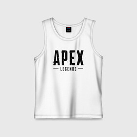 Детская майка хлопок с принтом APEX LEGENDS (НА СПИНЕ) в городе Новоалтайск,  |  | Тематика изображения на принте: apex | apex legends | battle | battle royal | bloodhound | titanfall | wraith | апекс | апекс легендс | батл рояль | битва | война | каустик | королевская битва