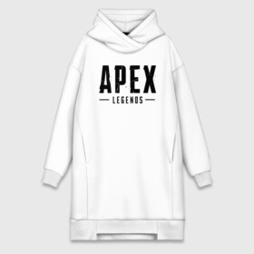 Платье-худи хлопок с принтом APEX LEGENDS (НА СПИНЕ) в городе Новоалтайск,  |  | apex | apex legends | battle | battle royal | bloodhound | titanfall | wraith | апекс | апекс легендс | батл рояль | битва | война | каустик | королевская битва