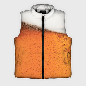 Мужской жилет утепленный 3D с принтом ПИВО в городе Новоалтайск,  |  | beer | textures | бир | напитки | пенное | текстуры | фон