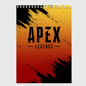 Скетчбук с принтом APEX LEGENDS в городе Новоалтайск, 100% бумага
 | 48 листов, плотность листов — 100 г/м2, плотность картонной обложки — 250 г/м2. Листы скреплены сверху удобной пружинной спиралью | apex | apex legends | battle | battle royal | bloodhound | titanfall | wraith | апекс | апекс легендс | батл рояль | битва | война | каустик | королевская битва