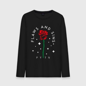 Мужской лонгслив хлопок с принтом PYTN X ROSE (НА СПИНЕ). в городе Новоалтайск, 100% хлопок |  | payton | payton moormeie | pytn | rose | блогер | знаменитость | пейтон | пейтон моормиер | тиктоенр