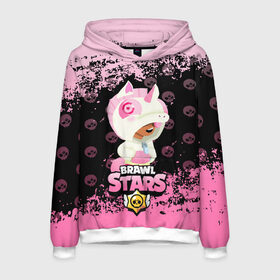 Мужская толстовка 3D с принтом Brawl stars Unicorn в городе Новоалтайск, 100% полиэстер | двухслойный капюшон со шнурком для регулировки, мягкие манжеты на рукавах и по низу толстовки, спереди карман-кенгуру с мягким внутренним слоем. | bibi | brawl stars | coach mike | leon | leon shark | mecha crow | mr.p | sally leon | sandy | sprout | unicorn | virus 8 bit | биби | бравл старс | вирус 8 бит | леон | оборотень | спроут | сэли леон