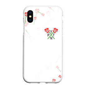 Чехол для iPhone XS Max матовый с принтом PAYTON MOORMEIER - ТИКТОК в городе Новоалтайск, Силикон | Область печати: задняя сторона чехла, без боковых панелей | flower | payton moormeier | roses | tiktok | автограф payton | блогер | пейтон | пейтон моормиер | розы | тикток | тиктокер | цветы | ютубер