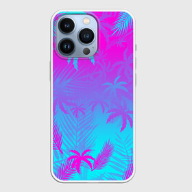 Чехол для iPhone 13 Pro с принтом НЕОНОВЫЕ ПАЛЬМЫ | NEON PALM TREES | TROPICAL в городе Новоалтайск,  |  | hotline miami | neon | new retro wave | outrun | outrun electro | palmen | retro | retrowave | summer | synth | synthwave | tropical | лето | неон | пальмы | ретро | тропики | хотлайн майами