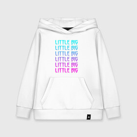 Детская толстовка хлопок с принтом Little big (Z) в городе Новоалтайск, 100% хлопок | Круглый горловой вырез, эластичные манжеты, пояс, капюшен | gokk | little | little big | uno | евровидение 2020 | ильич | илья | литл биг | литлбиг | литтл биг | маленький большой | панк поп рэйв | прусикин | рейв | рэп | таюрская | уно