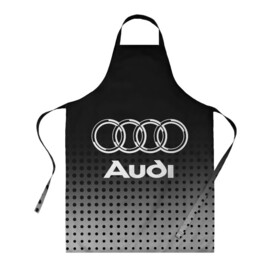 Фартук 3D с принтом Audi в городе Новоалтайск, 100% полиэстер | общий размер — 65 х 85 см, ширина нагрудника — 26 см, горловина — 53 см, длина завязок — 54 см, общий обхват в поясе — 173 см. Принт на завязках и на горловине наносится с двух сторон, на основной части фартука — только с внешней стороны | audi | audi лого | audi марка | audi эмблема | ауди | ауди значок | ауди лого | ауди чб значок | ауди эмблема | значок audi | лого автомобиля | логотип audi | логотип ауди | черно белый