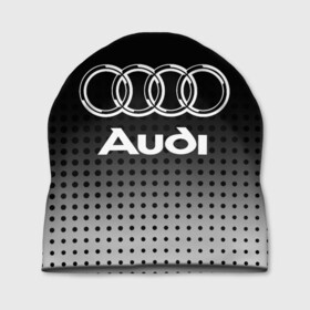 Шапка 3D с принтом Audi в городе Новоалтайск, 100% полиэстер | универсальный размер, печать по всей поверхности изделия | audi | audi лого | audi марка | audi эмблема | ауди | ауди значок | ауди лого | ауди чб значок | ауди эмблема | значок audi | лого автомобиля | логотип audi | логотип ауди | черно белый
