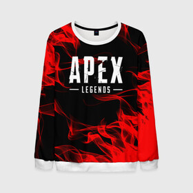 Мужской свитшот 3D с принтом APEX LEGENDS. в городе Новоалтайск, 100% полиэстер с мягким внутренним слоем | круглый вырез горловины, мягкая резинка на манжетах и поясе, свободная посадка по фигуре | apex | apex legends | battle | battle royal | bloodhound | titanfall | wraith | апекс | апекс легендс | батл рояль | битва | война | каустик | королевская битва
