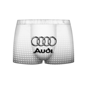 Мужские трусы 3D с принтом Audi в городе Новоалтайск, 50% хлопок, 50% полиэстер | классическая посадка, на поясе мягкая тканевая резинка | audi | audi лого | audi марка | audi эмблема | ауди | ауди значок | ауди лого | ауди чб значок | ауди эмблема | значок audi | лого автомобиля | логотип audi | логотип ауди | черно белый