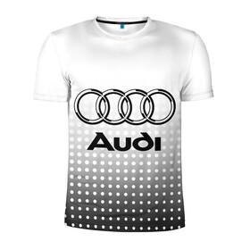 Мужская футболка 3D спортивная с принтом Audi в городе Новоалтайск, 100% полиэстер с улучшенными характеристиками | приталенный силуэт, круглая горловина, широкие плечи, сужается к линии бедра | audi | audi лого | audi марка | audi эмблема | ауди | ауди значок | ауди лого | ауди чб значок | ауди эмблема | значок audi | лого автомобиля | логотип audi | логотип ауди | черно белый
