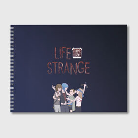 Альбом для рисования с принтом Life is strange! в городе Новоалтайск, 100% бумага
 | матовая бумага, плотность 200 мг. | Тематика изображения на принте: life is strange | арт | графика | игры | макс | хлоя