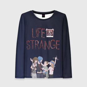 Женский лонгслив 3D с принтом Life is strange! в городе Новоалтайск, 100% полиэстер | длинные рукава, круглый вырез горловины, полуприлегающий силуэт | life is strange | арт | графика | игры | макс | хлоя