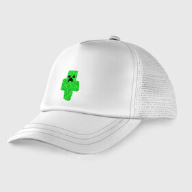 Детская кепка тракер с принтом MINECRAFT (НА СПИНЕ) в городе Новоалтайск, Козырек - 100% хлопок. Кепка - 100% полиэстер, Задняя часть - сетка | универсальный размер, пластиковая застёжка | craft | game | mine | minecraft | minecraftmemories | pixel | twitter | игра | майнкрафт | маркус перссон | пиксель | ремесло | шахта