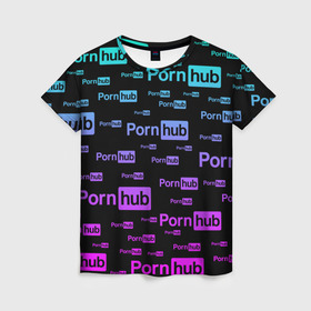 Женская футболка 3D с принтом PornHub в городе Новоалтайск, 100% полиэфир ( синтетическое хлопкоподобное полотно) | прямой крой, круглый вырез горловины, длина до линии бедер | adriana chechik | bang bros | brooklyn chase | evil angel | funny | laugh | music | reality kings | riley reid | romi rain | sydney cole | xxx | ава тейлор | адриана чечик | девушки
