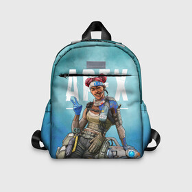 Детский рюкзак 3D с принтом APEX LEGENDS Lifeline в городе Новоалтайск, 100% полиэстер | лямки с регулируемой длиной, сверху петелька, чтобы рюкзак можно было повесить на вешалку. Основное отделение закрывается на молнию, как и внешний карман. Внутри дополнительный карман. По бокам два дополнительных кармашка | apex | apex legends | lifeline | апекс | игры | лайфлайн