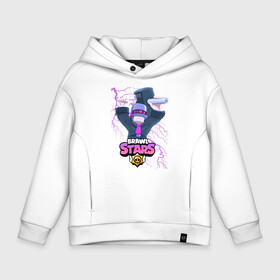 Детское худи Oversize хлопок с принтом BRAWL STARS DJ FRANK в городе Новоалтайск, френч-терри — 70% хлопок, 30% полиэстер. Мягкий теплый начес внутри —100% хлопок | боковые карманы, эластичные манжеты и нижняя кромка, капюшон на магнитной кнопке | 8 bit | 8 бит | bibi | brawl | brawl stars | crow | dj frank | leon | spike | sprout | stars | бравл | бравл старс | браво старс | игра | компьютерная | кров | леон | онлайн | старс