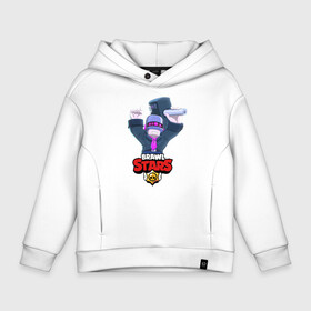Детское худи Oversize хлопок с принтом BRAWL STARS DJ FRANK в городе Новоалтайск, френч-терри — 70% хлопок, 30% полиэстер. Мягкий теплый начес внутри —100% хлопок | боковые карманы, эластичные манжеты и нижняя кромка, капюшон на магнитной кнопке | 8 bit | 8 бит | bibi | brawl | brawl stars | crow | dj frank | leon | spike | sprout | stars | бравл | бравл старс | браво старс | игра | компьютерная | кров | леон | онлайн | старс