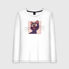 Женский лонгслив хлопок с принтом Luna, Sailor Moon в городе Новоалтайск, 100% хлопок |  | 90s | cat | cute | kawaii | kitty | luna | sailor moon | usagi tsukino | аниме | каваии | кавай | кот | котики | луна | манга | марс | меркурий | милота | сейлор | сейлор мун | усаги цукино