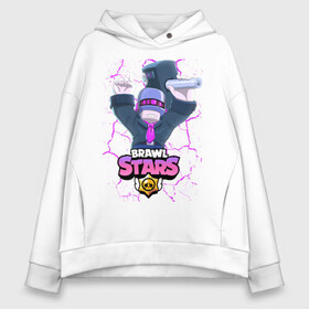 Женское худи Oversize хлопок с принтом BRAWL STARS DJ FRANK в городе Новоалтайск, френч-терри — 70% хлопок, 30% полиэстер. Мягкий теплый начес внутри —100% хлопок | боковые карманы, эластичные манжеты и нижняя кромка, капюшон на магнитной кнопке | 8 bit | 8 бит | bibi | brawl | brawl stars | crow | dj frank | leon | spike | sprout | stars | бравл | бравл старс | браво старс | игра | компьютерная | кров | леон | онлайн | старс