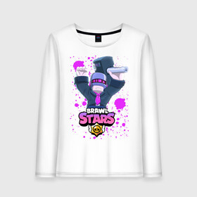 Женский лонгслив хлопок с принтом BRAWL STARS DJ FRANK в городе Новоалтайск, 100% хлопок |  | 8 bit | 8 бит | bibi | brawl | brawl stars | crow | dj frank | leon | spike | sprout | stars | бравл | бравл старс | браво старс | игра | компьютерная | кров | леон | онлайн | старс